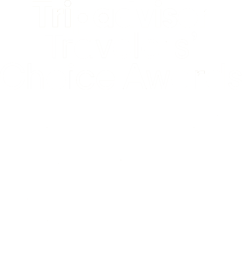 TA-LOGO-2025 Logo des « Travelers' Choice Awards » de TripAdvisor, comportant une chouette et une couronne de laurier